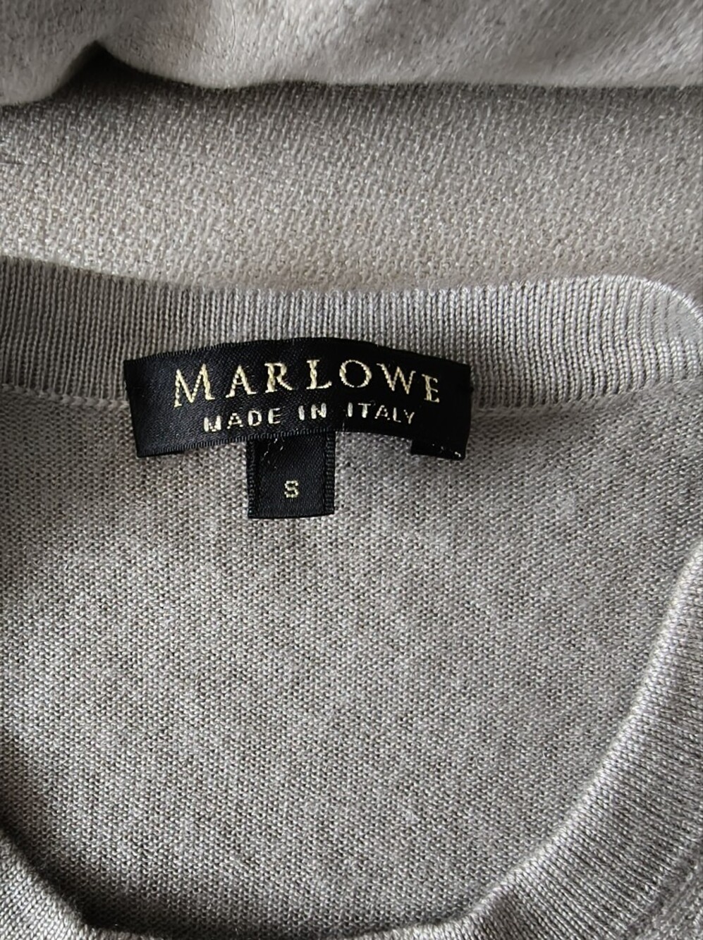Luxurious MARLOWE Italy Cashmere Silk Colourblock Crewneck Sweater (FSH-005)
